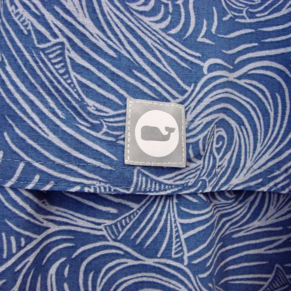 Vineyard Vines Harbor Shirt Surf No Turf Short Sleeve Fish Print Button Down XL - Picture 15 of 16